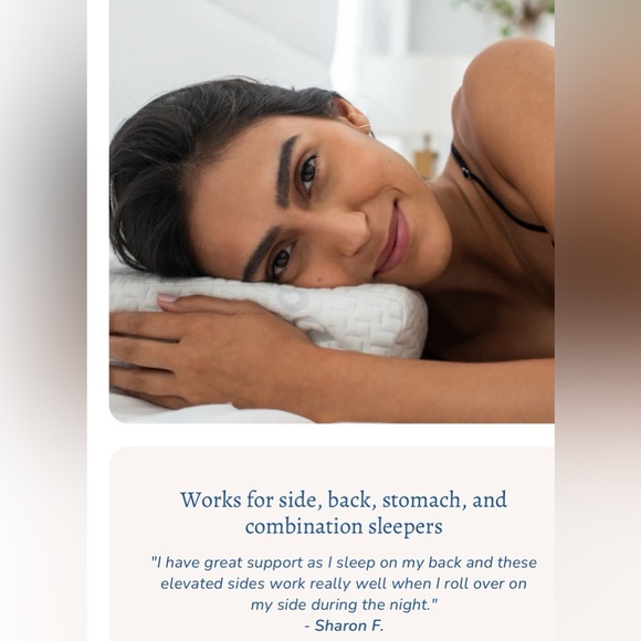 NWT Dosaze King standard orthopedic pillow - Picture 3 of 5